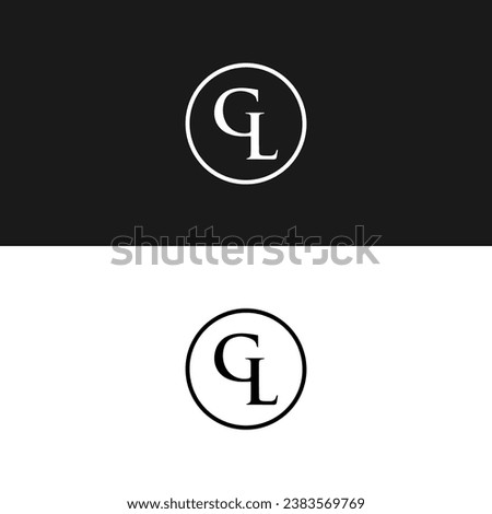 Alphabet letters Initials Monogram logo LG GL L G. Letter GL LG logo design template. LG monogram initials letter logo concept. GL icon design. Letter GL and LG logo design vector template