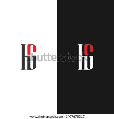 HG logo. H G design. White HG letter. HG, H G letter logo design. Initial letter HG  linked circle uppercase monogram logo. H G letter logo vector design. 
