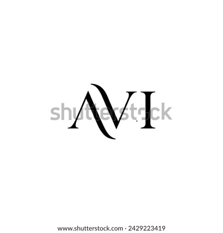 AVI logo. A V I design. White AVI letter. AVI, A V I letter logo design. Initial letter AVI linked circle uppercase monogram logo. A V I letter logo vector design.  Most Recent, Featured,