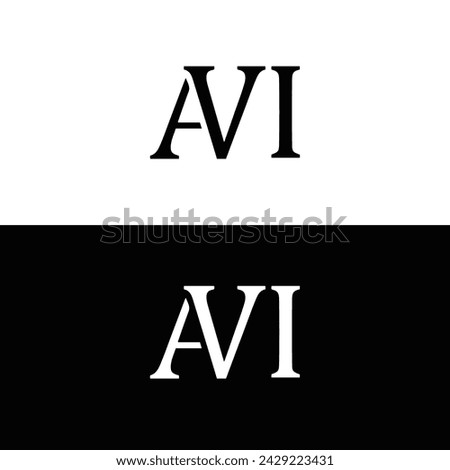 AVI logo. A V I design. White AVI letter. AVI, A V I letter logo design. Initial letter AVI linked circle uppercase monogram logo. A V I letter logo vector design.  Most Recent, Featured,