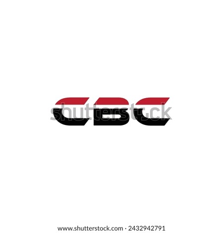 CBC logo. C B C design. White CBC letter. CBC, C B C letter logo design. Initial letter 