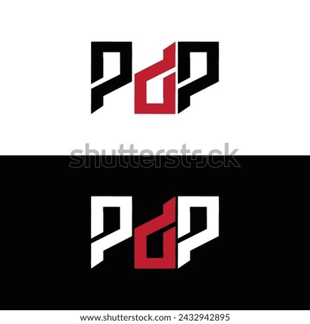 PDP logo. P D P design. White PDP letter. PDP, P D P letter logo design. Initial letter PDP linked circle uppercase monogram logo.  design. top logo, Most Recent, Featured,