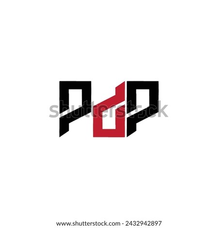 PDP logo. P D P design. White PDP letter. PDP, P D P letter logo design. Initial letter PDP linked circle uppercase monogram logo.  design. top logo, Most Recent, Featured,