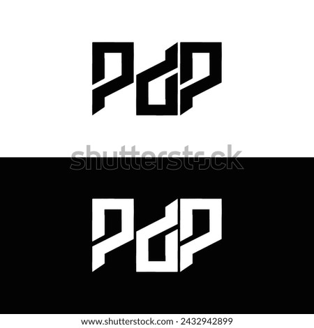 PDP logo. P D P design. White PDP letter. PDP, P D P letter logo design. Initial letter PDP linked circle uppercase monogram logo.  design. top logo, Most Recent, Featured,