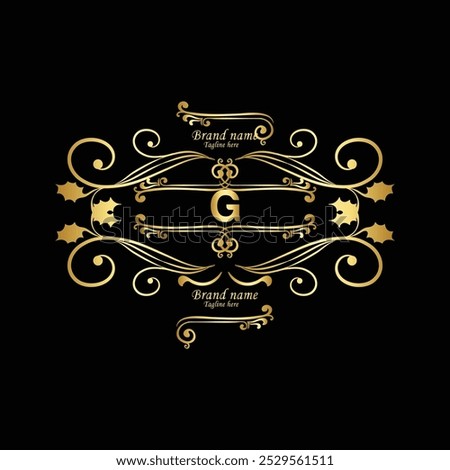 creative initial g latter logo design with luxury g logo, modern business vector template , creative new g monogram latter design with golden color