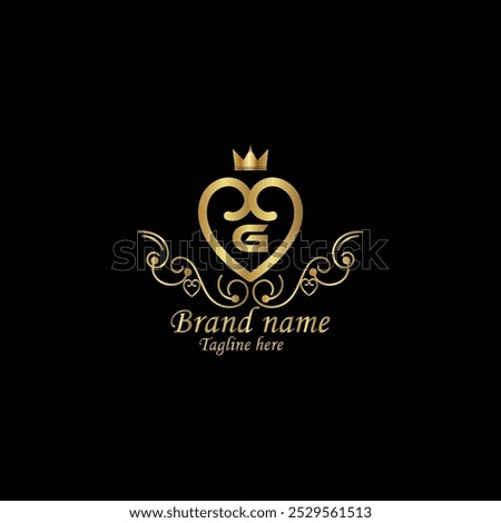 creative initial g latter logo design with luxury g logo, modern business vector template , creative new g monogram latter design with golden color