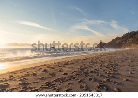 Similar – Image, Stock Photo Sunset on the Pacific coast in Costa Rica