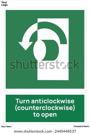 Turn anticlockwise counterclockwise to open 16. Turn anticlockwise (counterclockwise) to open