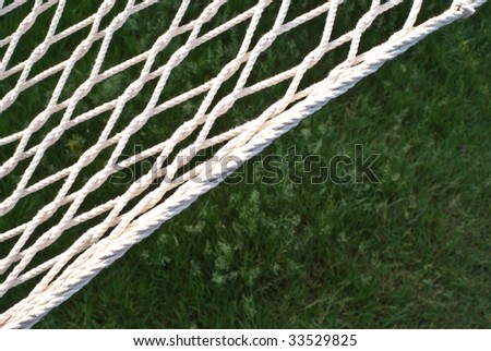 woven of white hammock