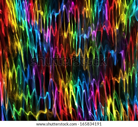 A digital rainbow abstract background painting.