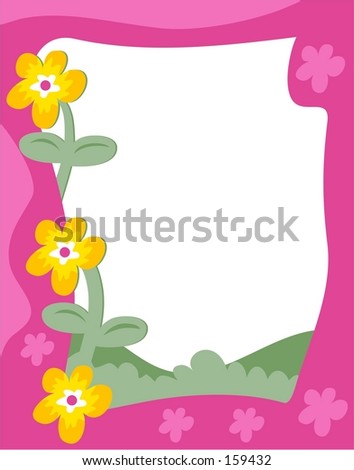 Garden Page Border Stock Photo 159432 : Shutterstock