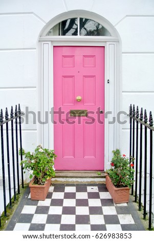 Similar – Image, Stock Photo Colorful facade of an old building with skylights and tile attic