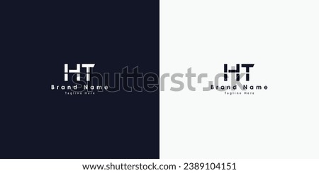 HA Letters vector logo design