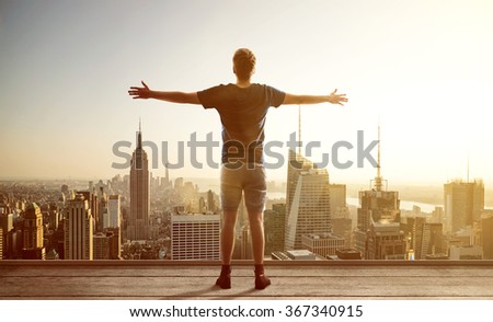 Similar – Image, Stock Photo future Joy Adventure