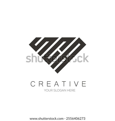 SCA Diamond shape logo Design