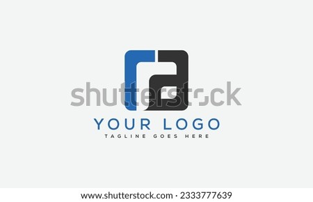 RA letter Logo Design vector Template Stock fotó © 