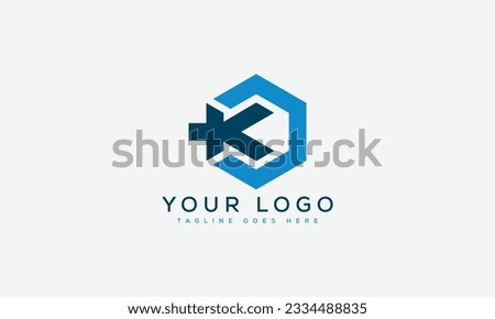 Letter K logo design template vector illustration.