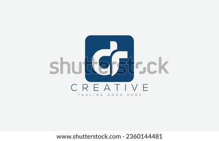 Letter DR logo design template vector illustration.