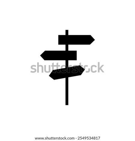 Black traffic signs. Road board text panel, mockup signage direction highway city signpost location street arrow way vector.