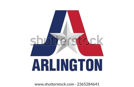 Flag Of Texas America united state Vector eps 8