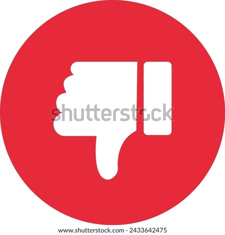 Hand Thumb Up icon flat. isolated on transparent background. Vector sign symbol, Thumbs up and thumbs down. Stock vector, like sign, like symbol, used for mobile app, logo design, web site or UI.