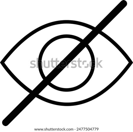 See and unsee eye icon, Show password. Open, closed, visible invisible concept, hidden password, icon vector symbol logo design element, Data privacy and sensitive content sign. Hide , Unhide icon.