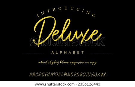 Deluxe An Elegant Signature Font