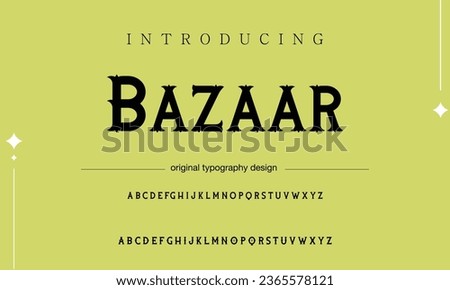 Bazaar Sport Modern Italic Alphabet Font. Typography urban style fonts for technology, digital, movie logo design. vector illustration