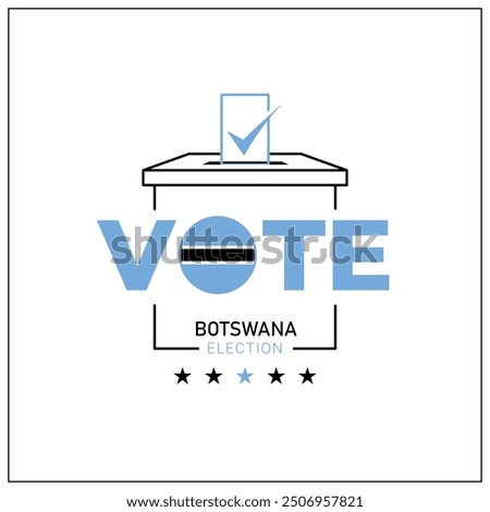 Botswana voting, Botswana citizen participation in voting, going to vote, voting, hand leaving vote, positive vote, negative vote, hand leaving paper in ballot box, elections, election of ruler.