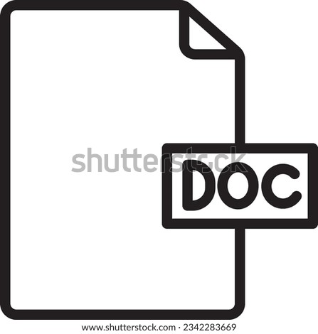 Document File Text Outline Icon