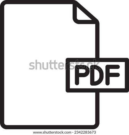 Document File Text Outline Icon