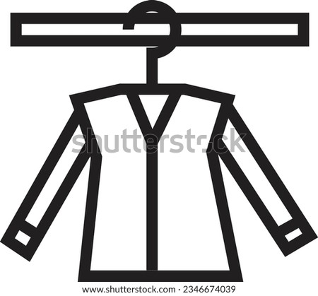 Cast Clothes Suit Outline Icon