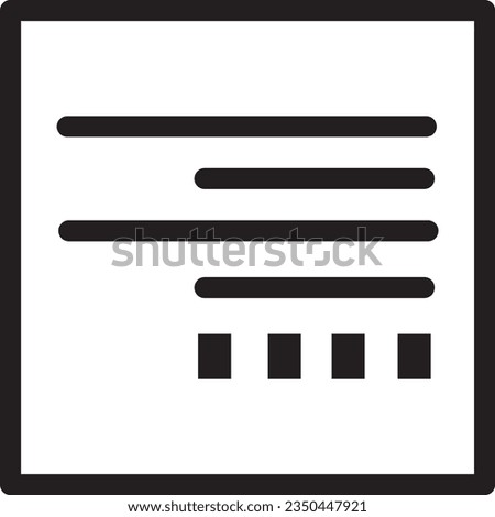Align Right Format Outline Icon