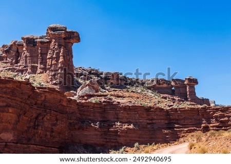 Similar – Image, Stock Photo Majestic hoodoos in the Bryce Canyon, Utah