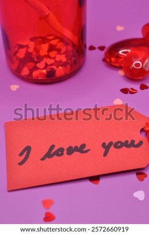 Similar – Image, Stock Photo heart from Smarties Day