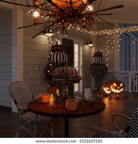 Similar – Image, Stock Photo broom on terrace, stone floor