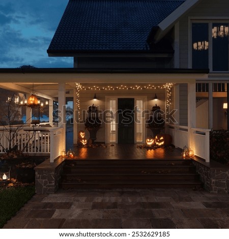 Similar – Image, Stock Photo broom on terrace, stone floor