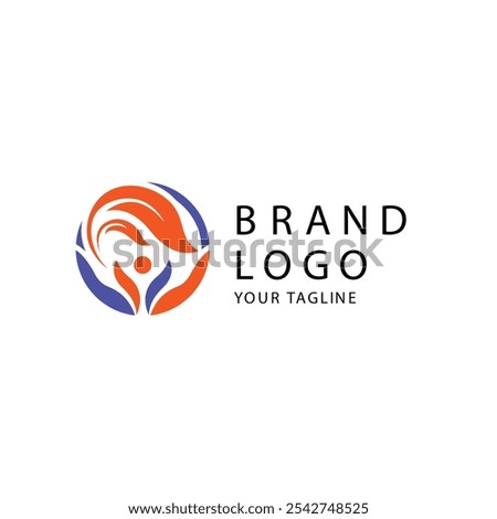 abstract logo design in adobe illustrator a logo for a brand name that says brand your logo.