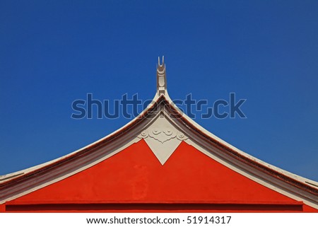 Tainan Official God of War Temple\'s Rooftop