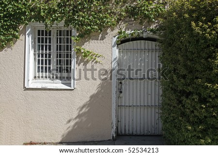 Background Picture of Window and Door