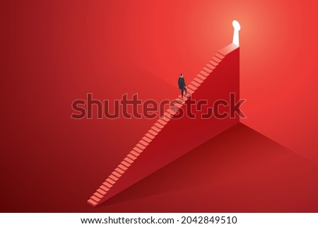 Similar – Image, Stock Photo walking up the red carpet together