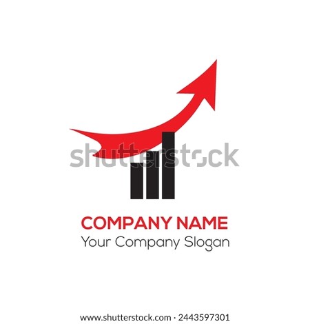 Modern Financial And Accounting Logo Design Concept Vector