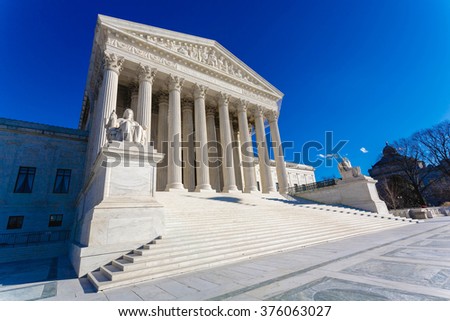 The United States Supreme Court building Foto d'archivio © 