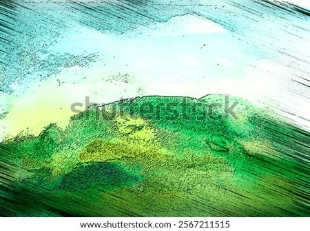 Similar – Image, Stock Photo green spot hillock