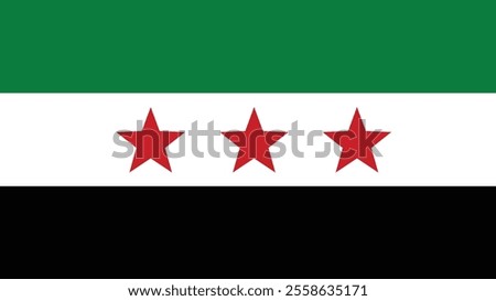 flag of syria vector background