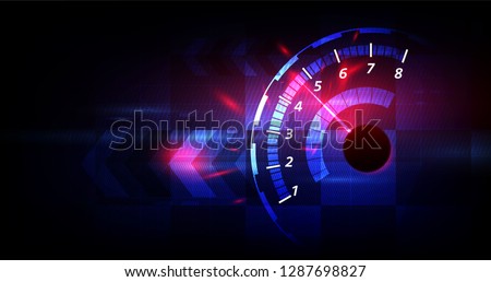 Racing speed background, vector illustration abstraction in car track 