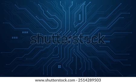 Circuit board. Technology background. Central Computer Processors CPU concept. Motherboard digital chip..