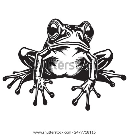 Similar – Cool Frosch Tier Wildtier