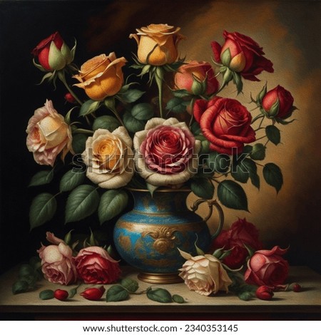 Image, Stock Photo Still Life with Rose