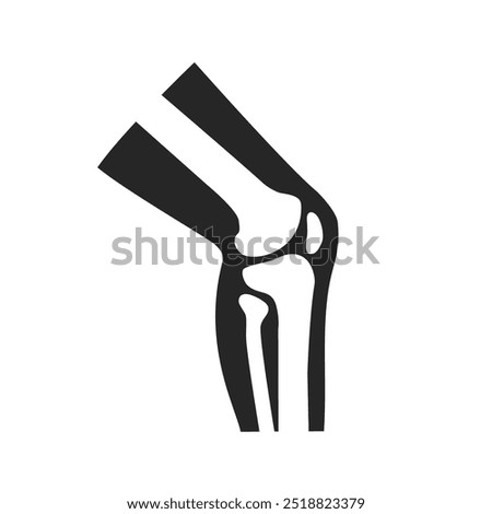 Joint Icon Symbol. Premium Quality Isolated Knee Element In Trendy Vector Style